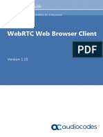 LTRT-14054 WebRTC Web Browser Client SDK API Reference Guide Ver. 1.15