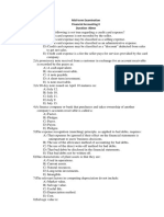 Mid-Term Examination Financial Accounting II Duration:90mn