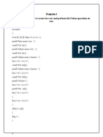 Program-1 Write A Program in C To Create Two Sets and Perform The Union Operation On Sets