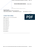 Control Valve (Main) : Fechar o SIS Tela Anterior