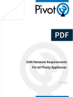 SAN Network Requirements: For All Pivot3 Appliances