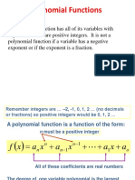 Polynomial Functions