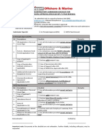 Checklist For IPA & Renewal Application