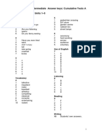 Solutions2e Cumulative Tests Answer Key A