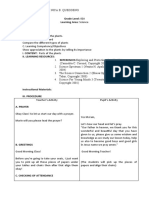 Grade Level: I&II Learning Area: Science I. Objectives