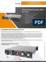 2U Rack Mount Inverter 3kVA: YK-PSW3KVA Series Pure Sine Wave Inverter