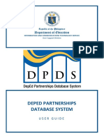 Deped Partnerships Database System: Department of Education