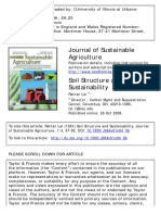 Soil Structure and Sustainability