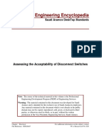 Acceptability of Disconnect Switches