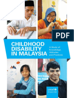 UNICEF Childhood Disability in Malaysia