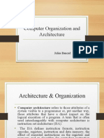 Computer Organization and Architecture: Julius Bancud