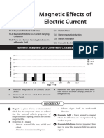 Magnetic Effects of Electric Current: Topicwise Analysis of 2010-2008 Years' CBSE Board Questions