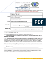 SCI403 - GRP 1 - 3MBIO6 - Change of Thesis Form