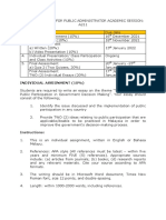 GMGA 2033 Course Assessment Details