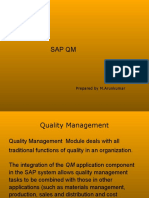 Sap QM: Prepared by M.Arunkumar