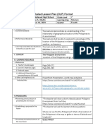 Detailed Lesson Plan (DLP) Format