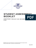 BSBOPS601 Student Assessment Booklet V2.0 21.04.2021