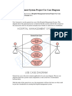 Hospital Management System Use Case Diagram