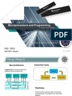 Microprocessors and Programming: Fall: 2021