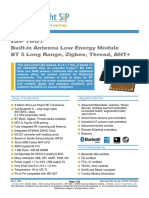 ISP1807 Built-In Antenna Low Energy Module BT 5 Long Range, Zigbee, Thread, ANT+