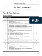 End-Of-Year Test Answers: Non-Fiction