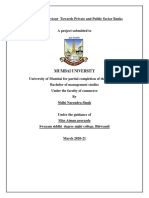 Consumer Behaviour Towards Public Sector and Private Sector Banks