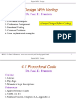 Design With Verilog: Dr. Paul D. Franzon