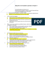 Chapter 2: (Thinking Like An Economist) +question 2,4 Chapter 3