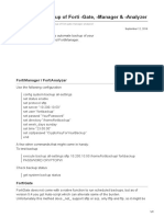 Automated Backup of FortiGate Manager Analyzer