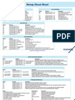 Nmap Cheat Sheet: Target Specification Scan Techniques