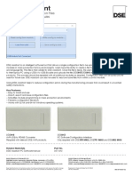 DSE Assistant Data Sheet