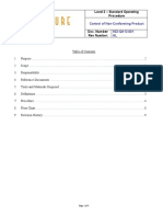 Control of Non-Conforming Product 932-QA13-001 AL: Level 2 - Standard Operating Procedure