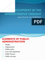 Traditional Public Administration