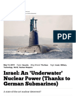 Israel - An 'Underwater' Nuclear Power (Thanks To German Submarines) PDF