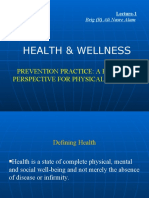 Health & Wellness: Prevention Practice: A Holistic Perspective For Physical Therapy