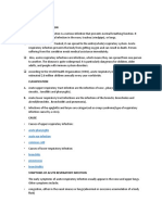 Respiratory Disorder Note BSC 3rd Year