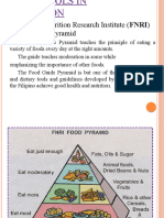 Food and Nutrition Research Institute (FNRI) Food Guide Pyramid