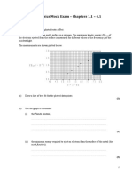 Grade 11 IB DP Physics Mock Exam - Chapters 1.1 - 4.1 Questions