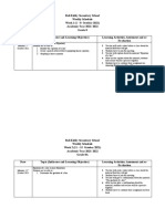 Weekly Planning - Term 2