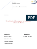 The Problematic of Financing Small and Medium Sized Enterprise in Morocco