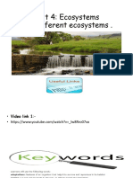 Unit 4 .4.2 Different Ecosystems - Week 1