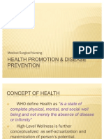 Health Promotion & Disease Prevention