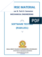 Software Testing Techniques