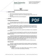 Module 1 - Microeconomics