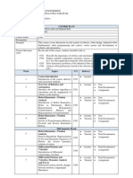 KNP3063 Robotics and Automation Course Plan