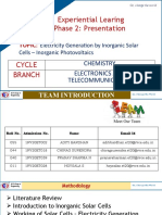 Experiential Learing Phase 2: Presentation: Topic