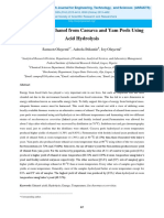 Production of Ethanol From Cassava and Yam Peels Using Acid Hydrolysis