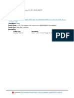 Document (1) : Article: The Consumer Debt Crisis and The Reinforcement of Class Position, 40 Loy. U. Chi. L.J. 557