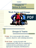 Nelson & Quick: Work Teams and Groups