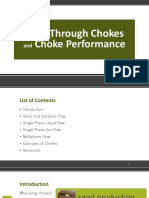 Flow Through Chokes Choke Performance